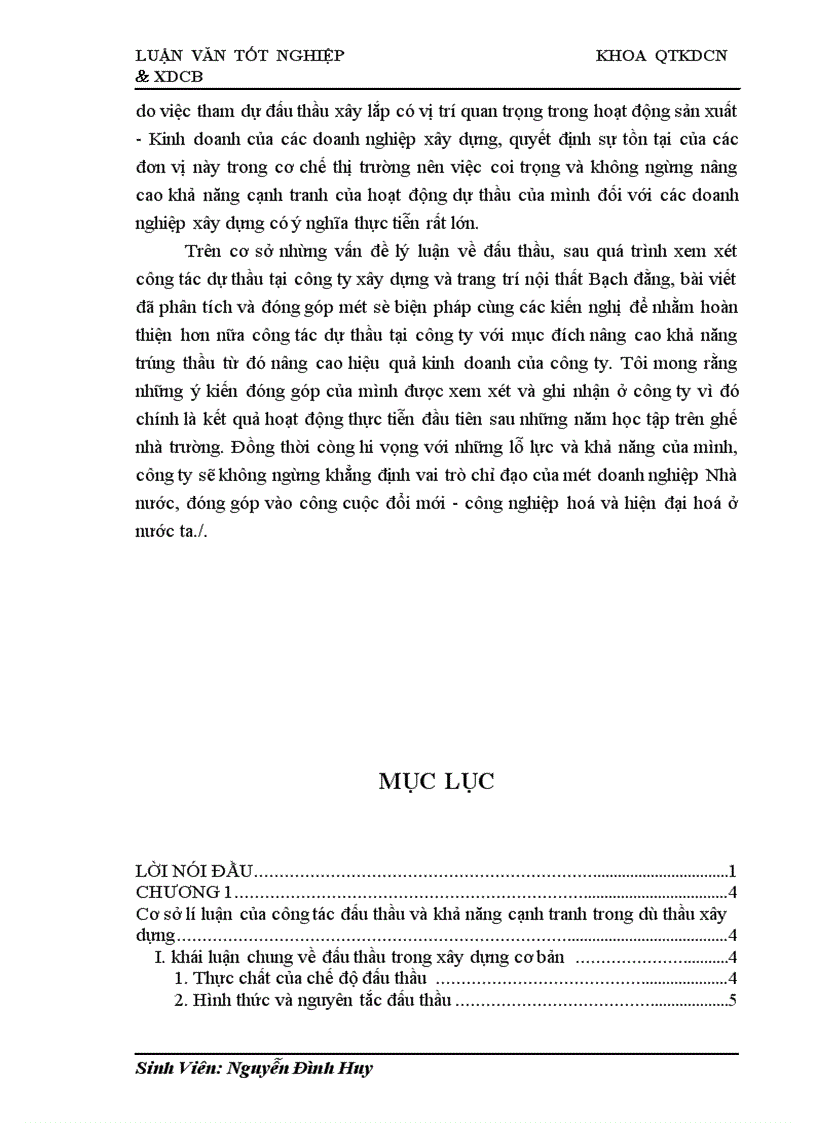 image for page Một số giải pháp nhằm tăng khả năng cạnh tranh trong dự thầu xây dựng ở Công ty Xây dựng và Trang trí nội thất Bạch Đằng