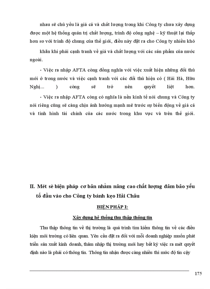 image for page Đảm bảo yếu tố đầu vào ( nguyên vật liệu ) ở Công ty bánh kẹo Hải Châu