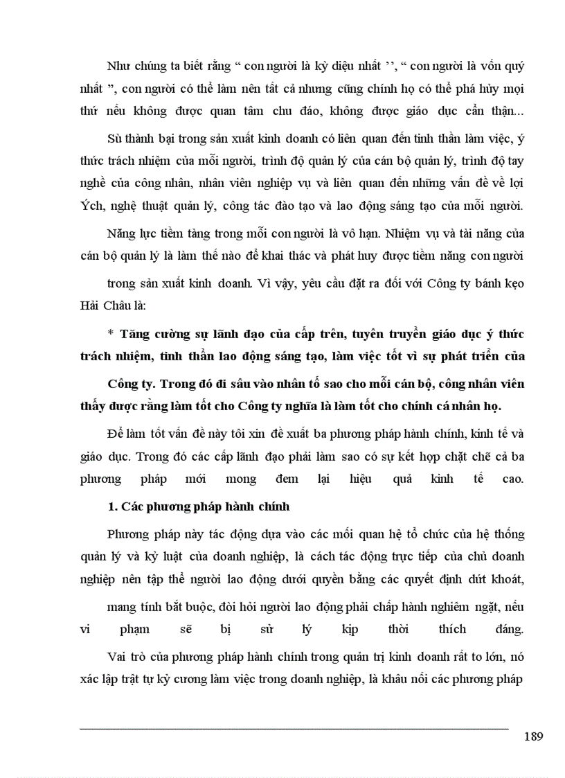 image for page Đảm bảo yếu tố đầu vào ( nguyên vật liệu ) ở Công ty bánh kẹo Hải Châu