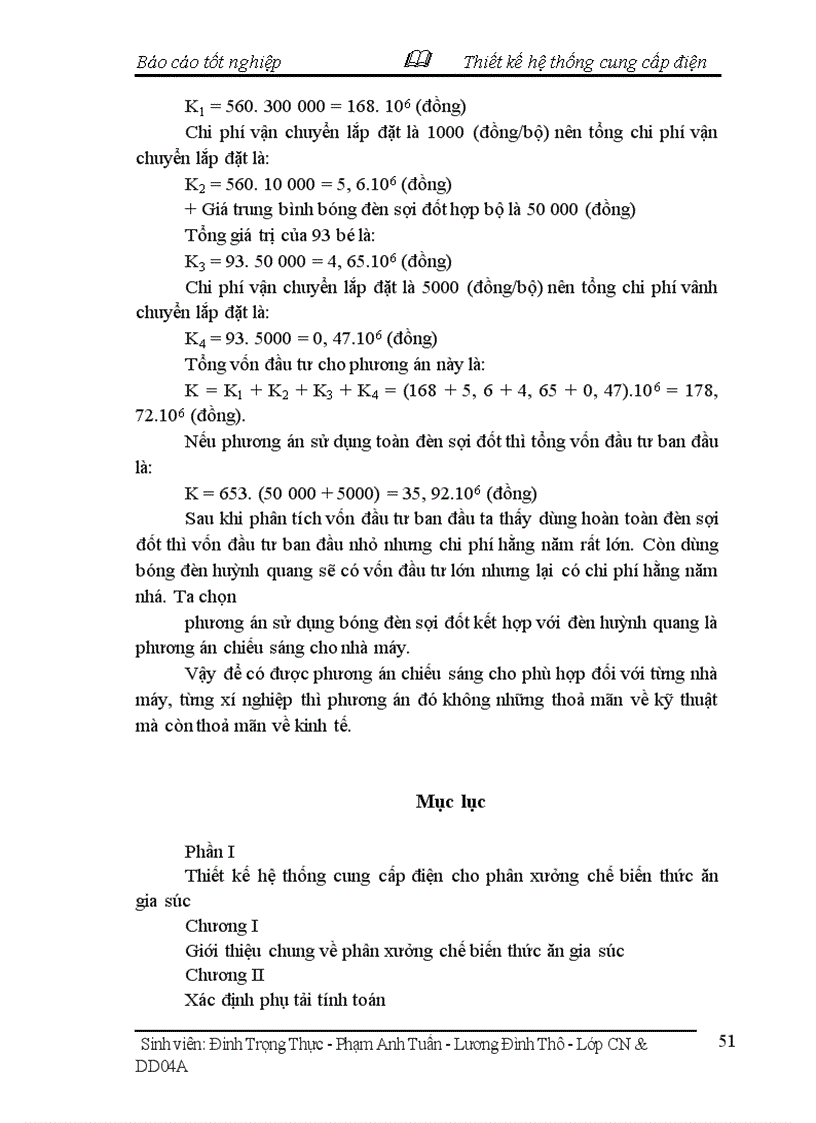 image for page Thiết kế chọn thiết bị lắp đặt hệ thống cung cấp điện cho một xưởng chế biến thức ăn gia súc