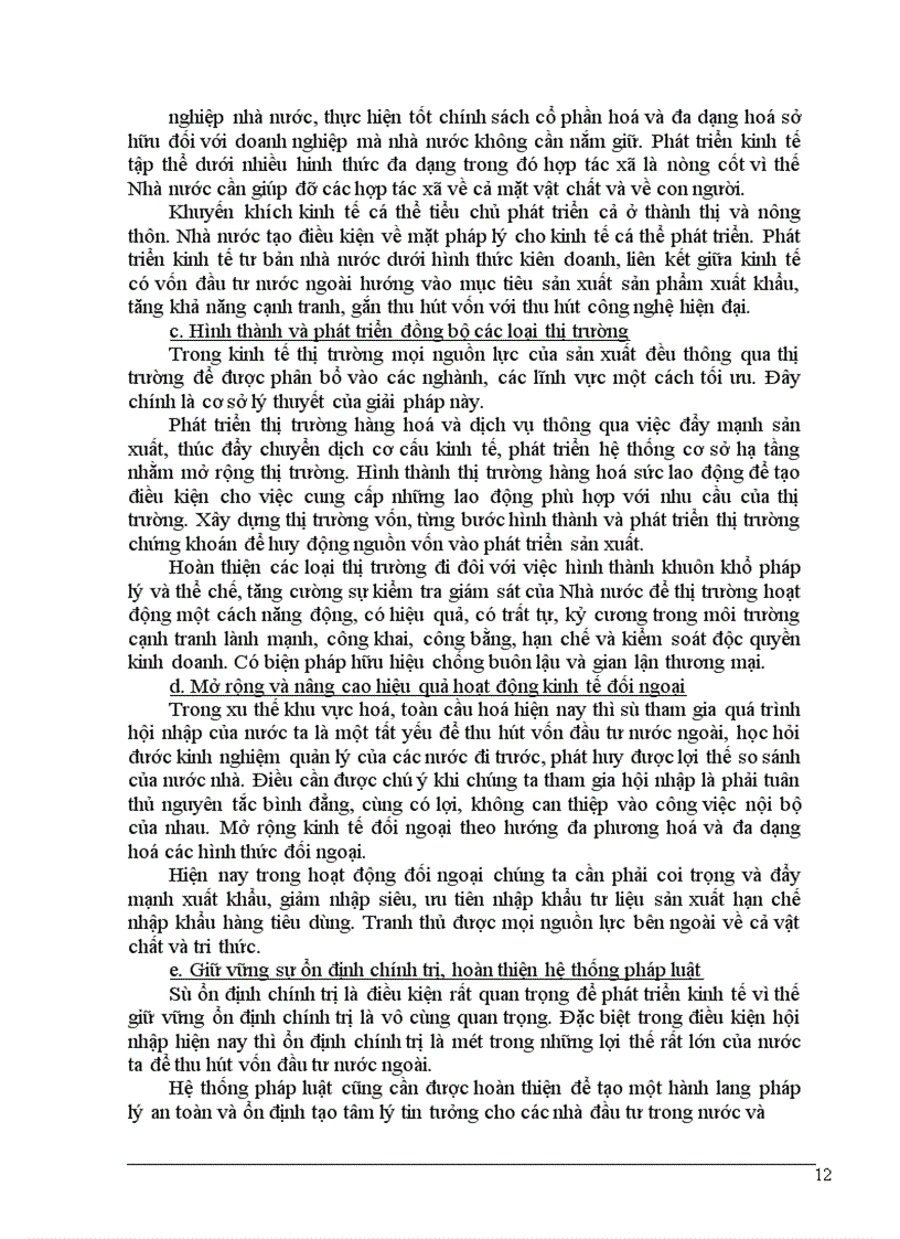image for page Thực trạng kinh tế thị trường nước ta và những giải pháp cụ thể để phát triển kinh tế thị trường định hướng XHCN ở Việt Nam
