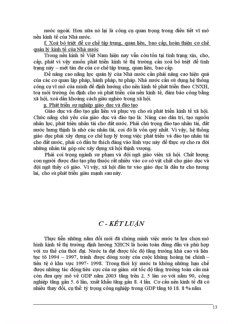 image for page Thực trạng kinh tế thị trường nước ta và những giải pháp cụ thể để phát triển kinh tế thị trường định hướng XHCN ở Việt Nam