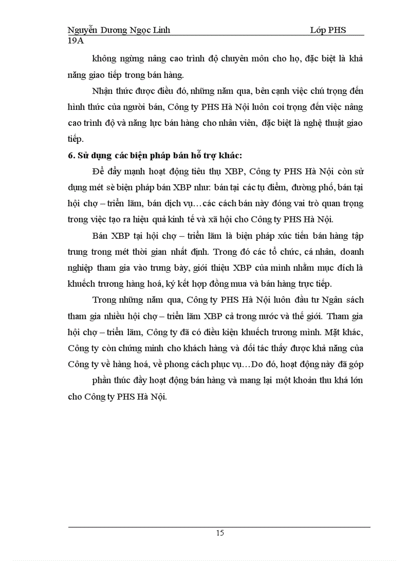 image for page Tình hình sử dụng nghệ thuật tiêu thụ XBP ở công ty Phát Hành sách Hà Nội hiện nay