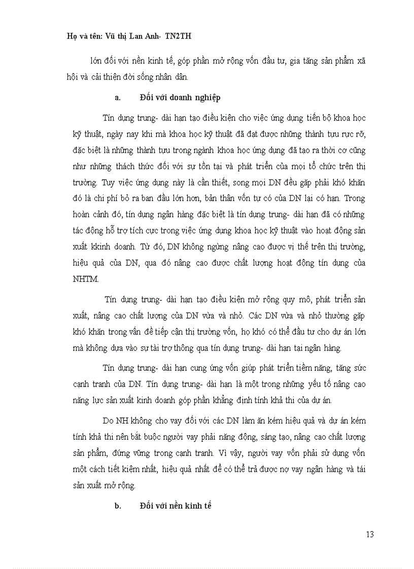 image for page Giai pháp nâng cao chất lượng tín dụng trung- dài hạn tại chi nhánh Quang Trung- Ngân hàng Đầu Tư và Phát Triển Việt Nam