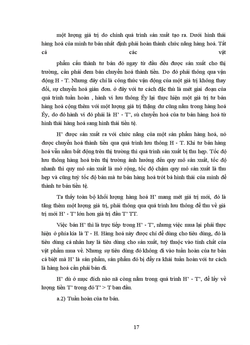 image for page Học thuyết của Máct tuần hoàn và chu chuyển tư bản và sự vận dụng nó vào nền kinh tế nước ta