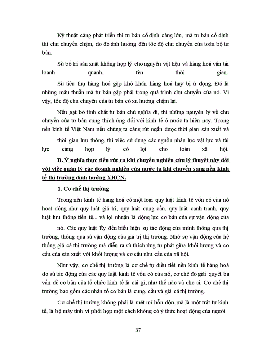 image for page Học thuyết của Máct tuần hoàn và chu chuyển tư bản và sự vận dụng nó vào nền kinh tế nước ta