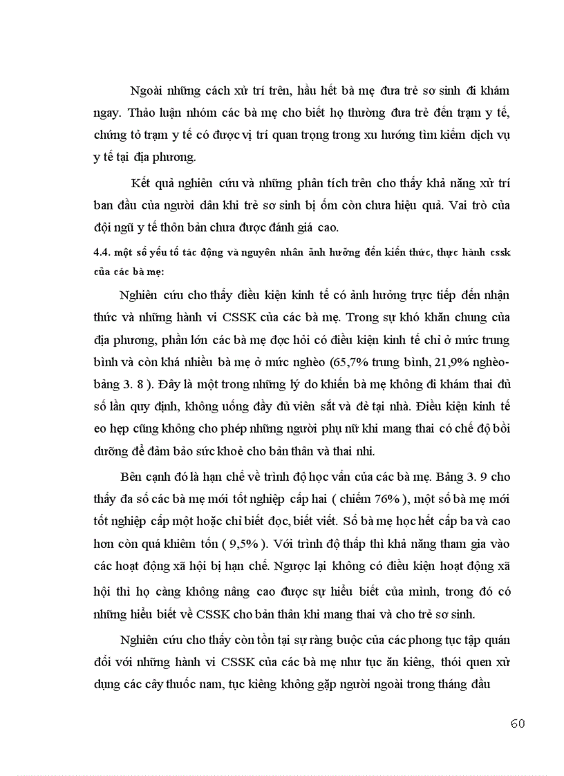 image for page Một số kiến thức, thực hành về chăm sóc sức khoẻ mẹ trước, trong, sau sinh và chăm sóc trẻ sơ sinh của bà mẹ có con dưới 1 tuổi tại 3 xã Phủ Lý, Hợp Thành, Ôn Lương, huyện Phú Lương, tỉnh Thái Nguyên