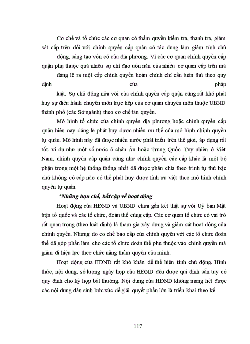 image for page Đổi mới tổ chức và hoạt động chính quyền cấp quận của Thành phố Hà Nội trong giai đoạn hiện nay