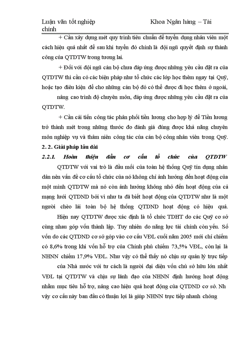 image for page Nâng cao hiệu quả hoạt động của Quỹ tín dụng nhân dân Trung ương