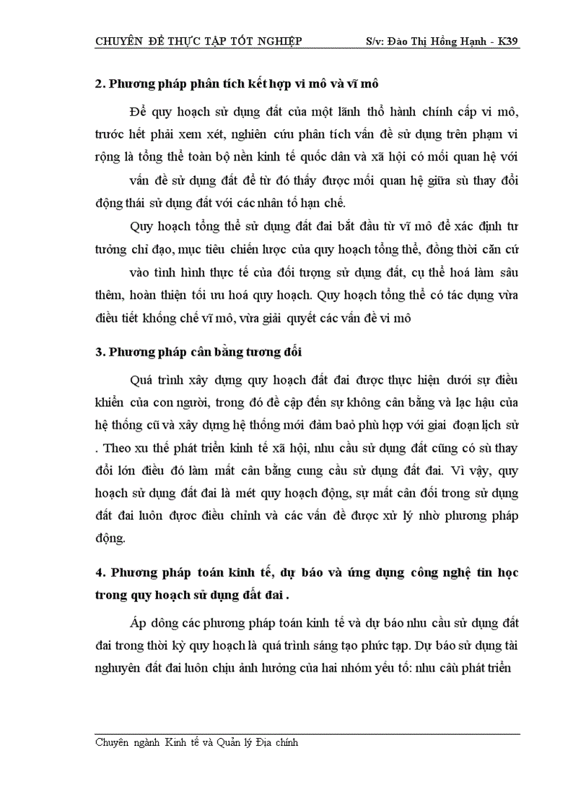 image for page Cơ sở khoa học của quy hoạch sử dụng đất đai huyện Lộc Bình- Tỉnh Lạng Sơn thời kỳ 2001- 2010