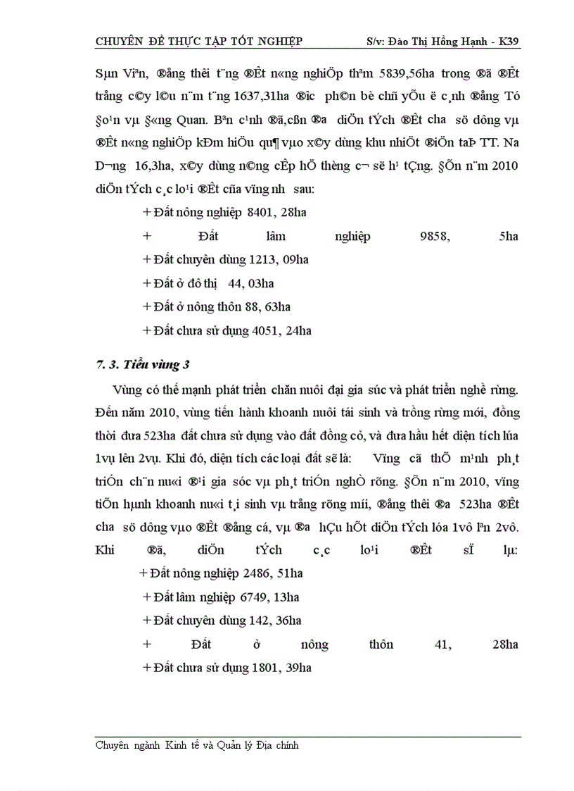 image for page Cơ sở khoa học của quy hoạch sử dụng đất đai huyện Lộc Bình- Tỉnh Lạng Sơn thời kỳ 2001- 2010