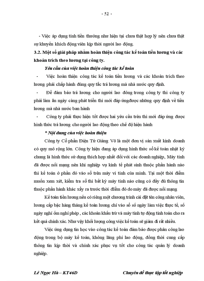 image for page Kế toán tiền lương và các khoản trích theo lương tại Công ty Cổ phần Điện Tử Giảng Võ