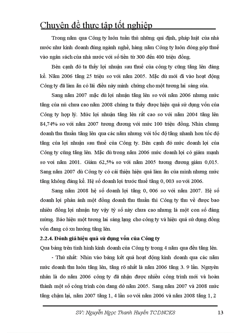 image for page Nâng cao hiệu quả sử dụng vốn của công ty Cổ phần dịch vụ bưu chính viễn thông Hoa Phát