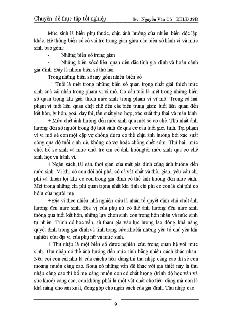 image for page Nghiên cứu sự ảnh hưởng của trình độ học vấn đến mức sinh ở tỉnh Thanh Hoá