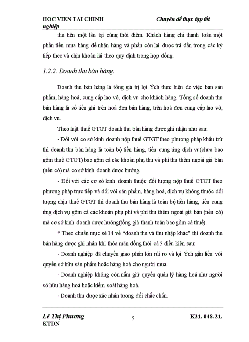 image for page Phương hướng hoàn thiện công tác kế toán bán hàng tại Công ty cổ phần Nông sản Bắc Ninh