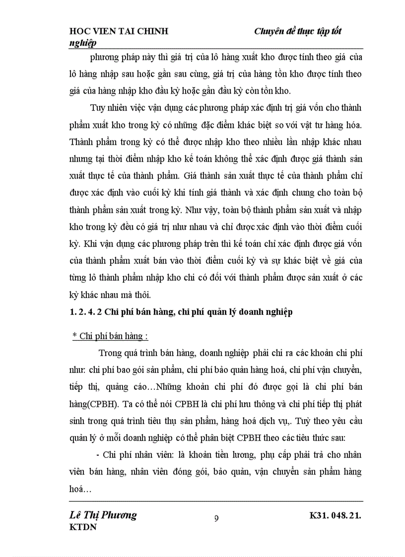 image for page Phương hướng hoàn thiện công tác kế toán bán hàng tại Công ty cổ phần Nông sản Bắc Ninh