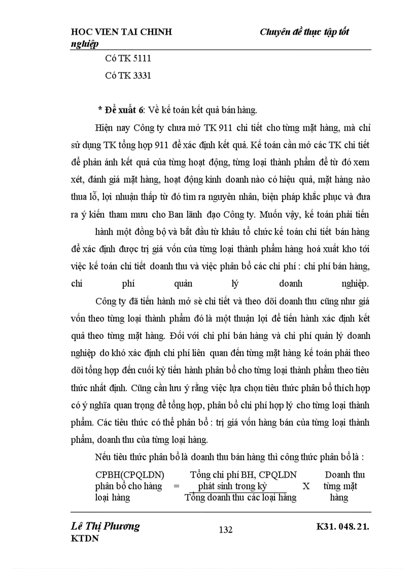 image for page Phương hướng hoàn thiện công tác kế toán bán hàng tại Công ty cổ phần Nông sản Bắc Ninh