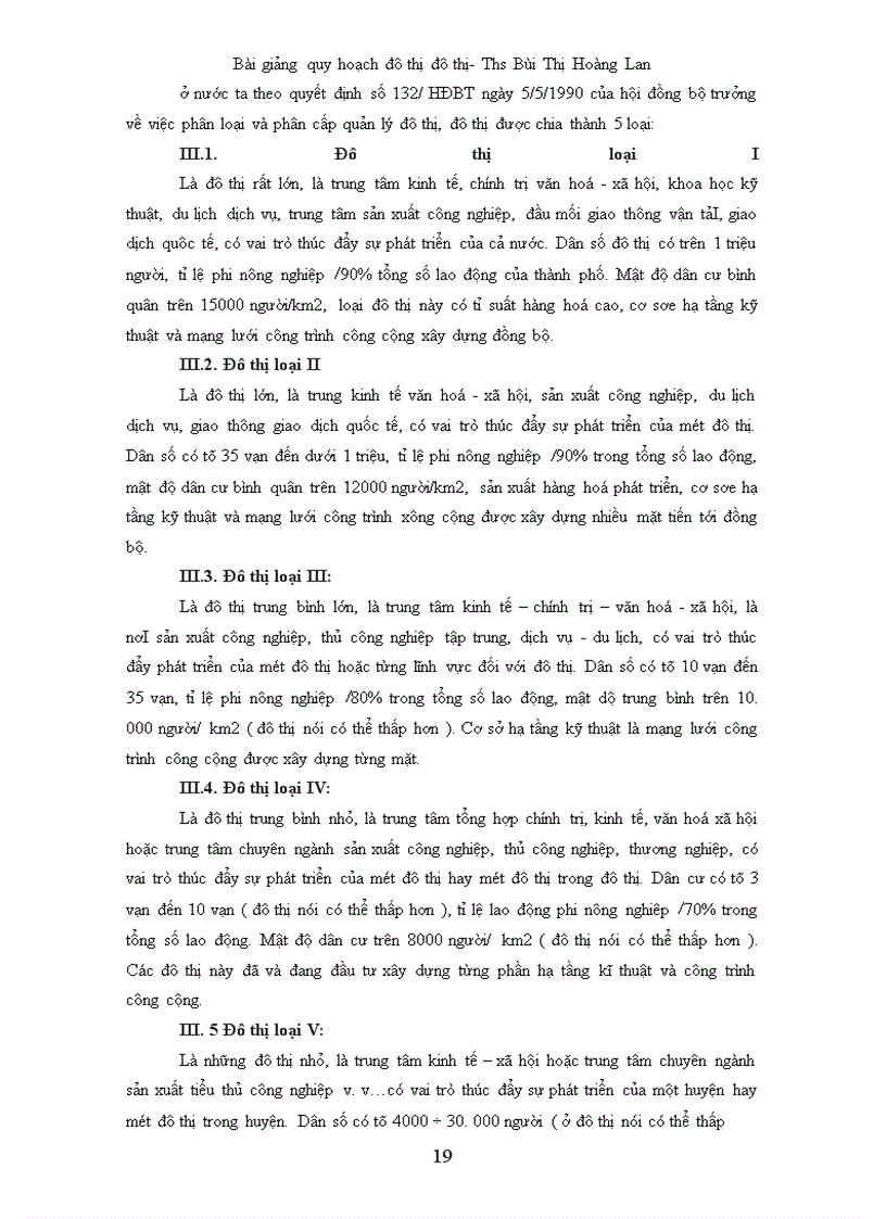 image for page Bài giảng quy hoạch đô thị