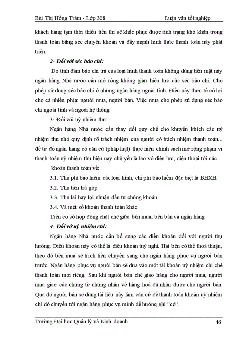 image for page Vấn đề mở rộng và hoàn thiện công tác thanh toán không dùng tiền mặt tại ngân hàng công thương chi nhánh Hai Bà Trưng-Hà Nội