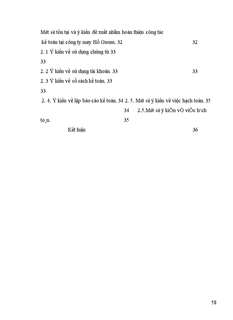 image for page Tổ chức một số phần hành kế toán chủ yếu tại công ty may Hồ Gươm