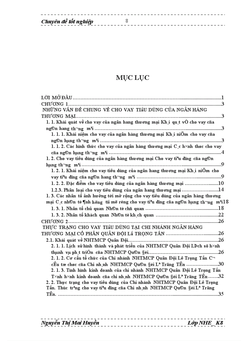 image for page Thực trạng và giải pháp mở rộng cho vay tiêu dùng của Chi nhánh Ngân hàng thương mại cổ phần Quân Đội Lê Trọng Tấn