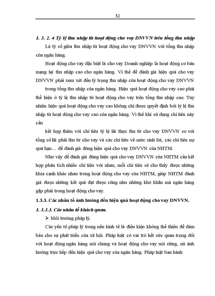 image for page Nâng cao hiệu quả cho vay đối với doanh nghiệp vừa và nhỏ tại ngân hàng Đầu tư và phát triển Việt Nam- Chi nhánh Quang Trung