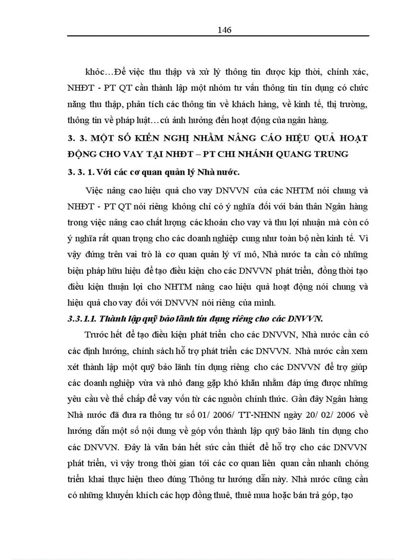 image for page Nâng cao hiệu quả cho vay đối với doanh nghiệp vừa và nhỏ tại ngân hàng Đầu tư và phát triển Việt Nam- Chi nhánh Quang Trung