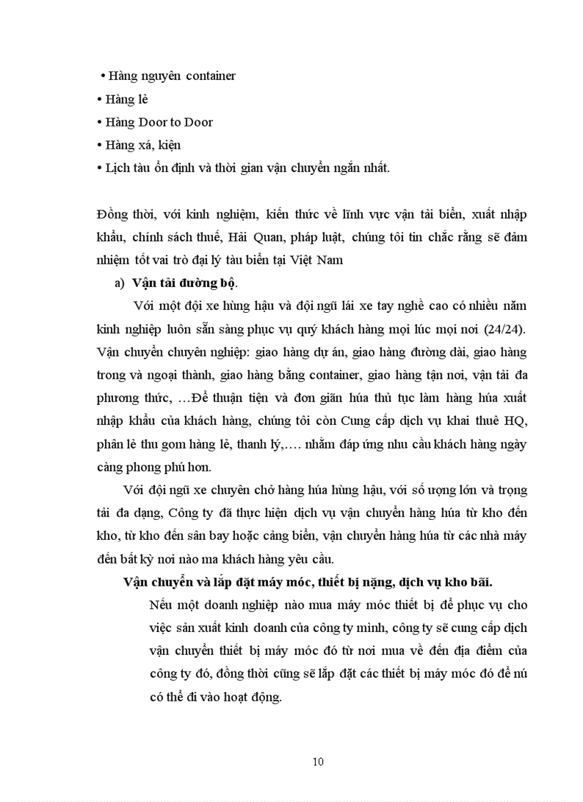 image for page Đặc điểm cơ sở vật chất phục vụ hoạt động kinh doanh Công ty liên doanh TNHH NIPPON EXPRESS