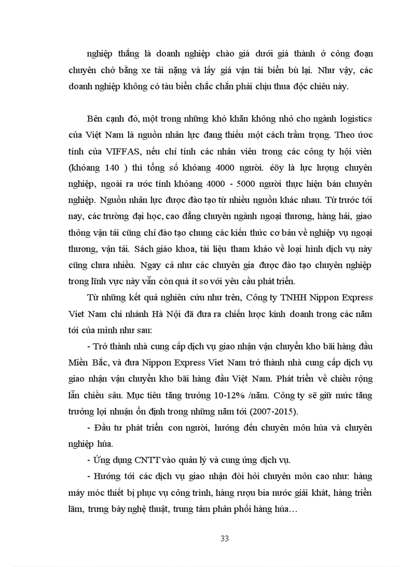 image for page Đặc điểm cơ sở vật chất phục vụ hoạt động kinh doanh Công ty liên doanh TNHH NIPPON EXPRESS