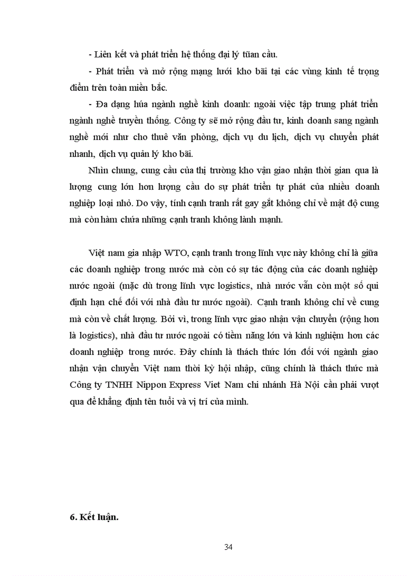 image for page Đặc điểm cơ sở vật chất phục vụ hoạt động kinh doanh Công ty liên doanh TNHH NIPPON EXPRESS