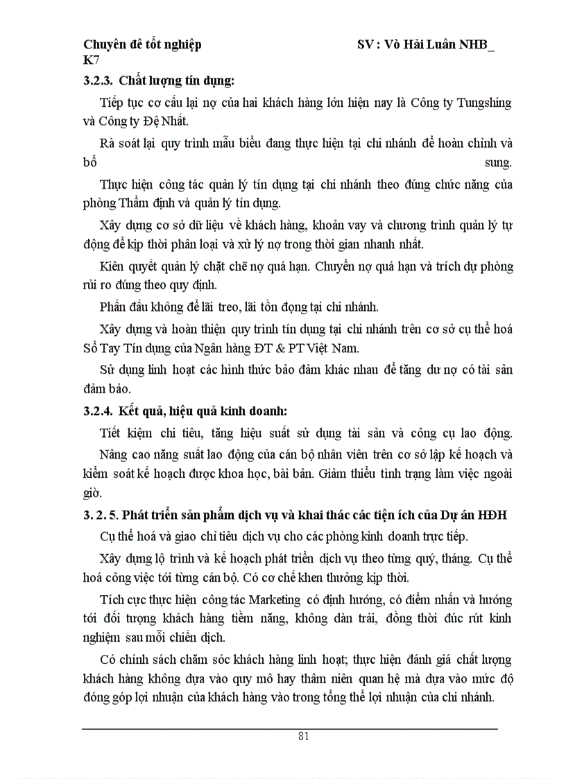 image for page Giải pháp nâng cao chất lượng tín dụng tại Ngân Hàng Đầu Tư và Phát Triển Việt Nam chi nhanh Quang Trung