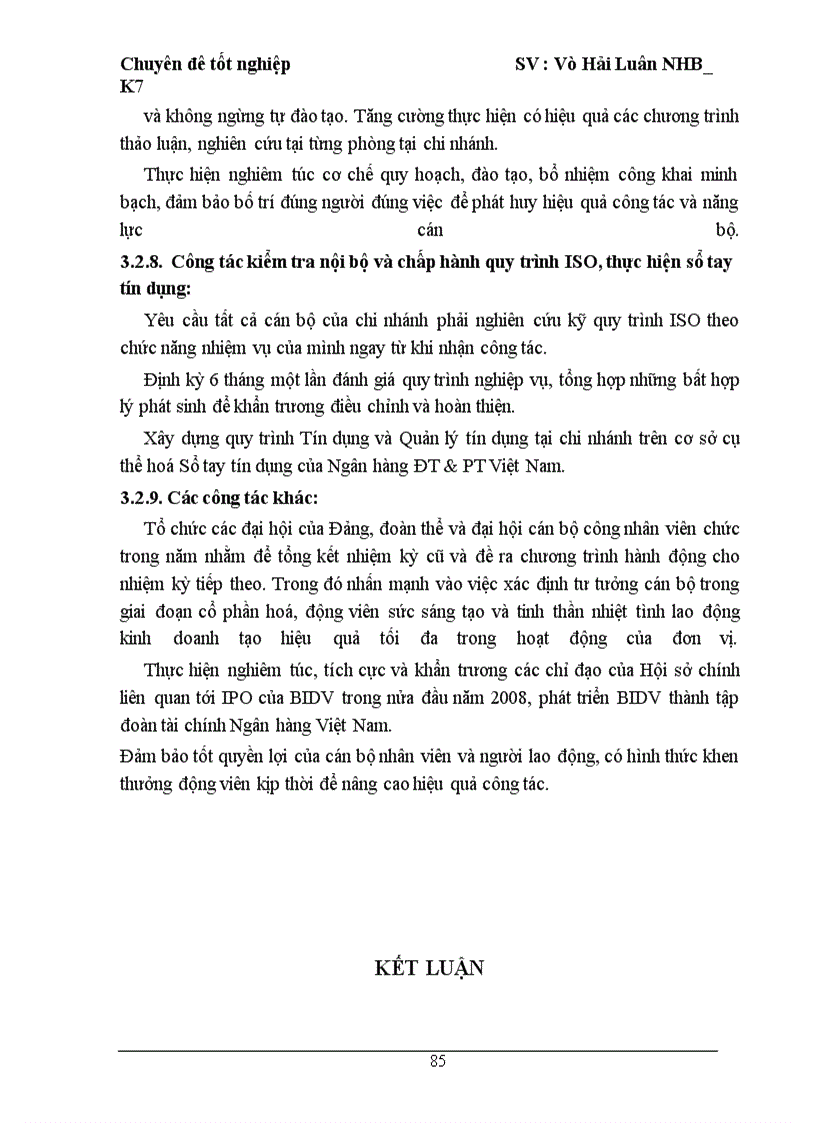 image for page Giải pháp nâng cao chất lượng tín dụng tại Ngân Hàng Đầu Tư và Phát Triển Việt Nam chi nhanh Quang Trung