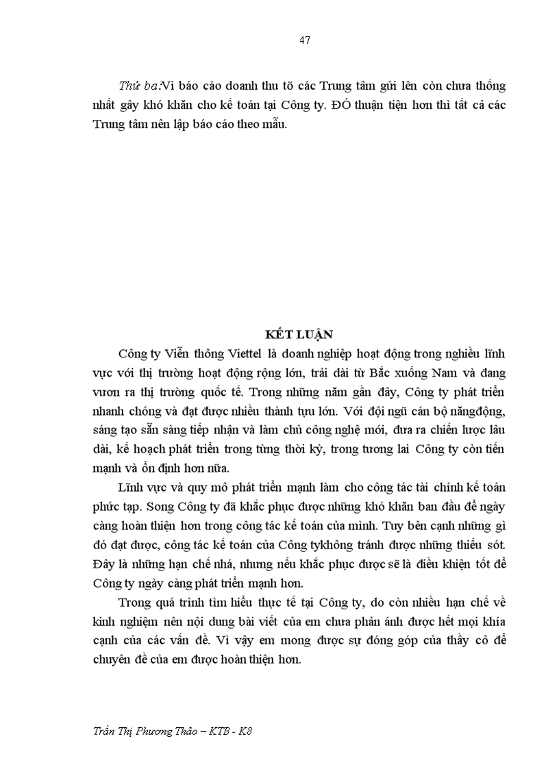 image for page Hoàn thiện kế toán doanh thu – chi phí dịch vụ Viễn thông tại Công ty Viễn thông Viettel