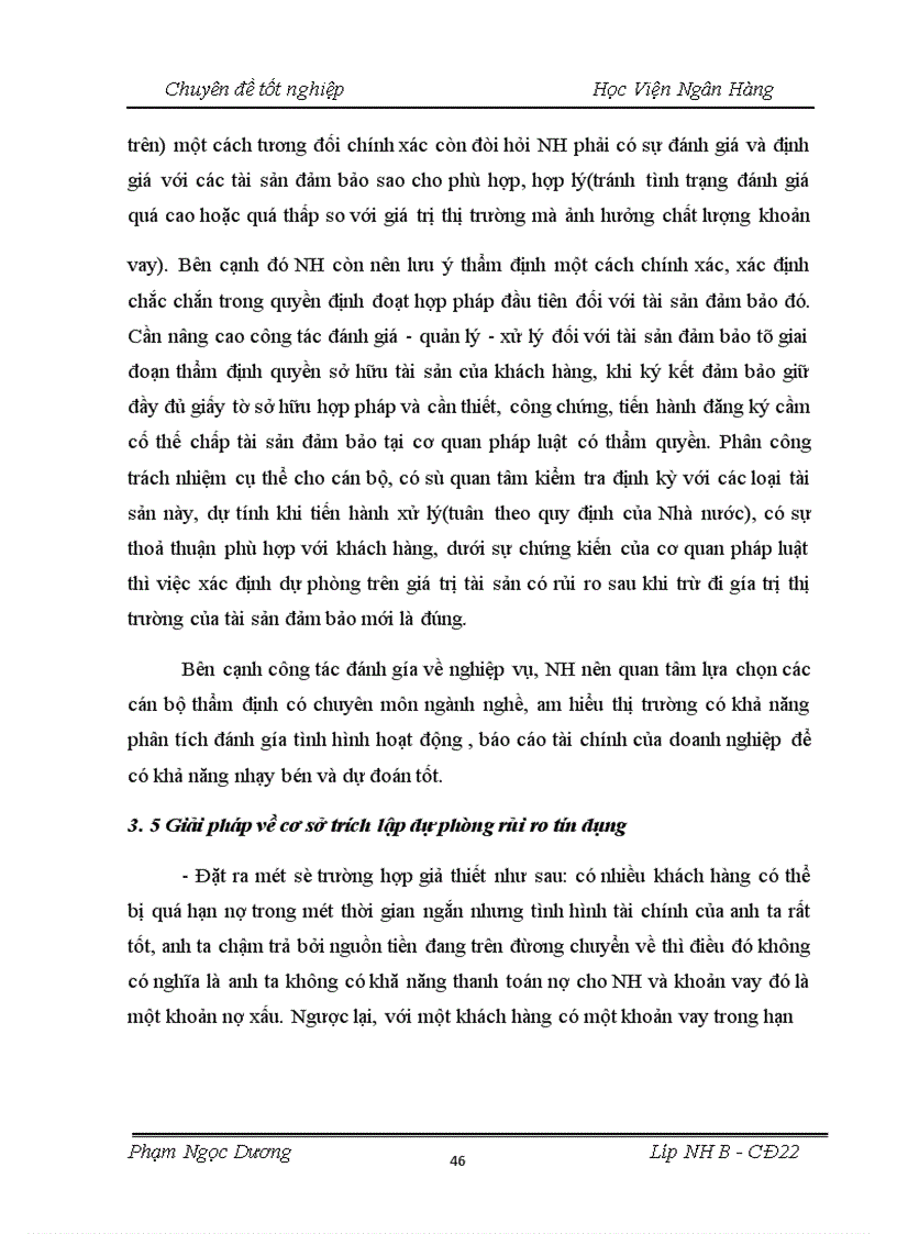 image for page Giải pháp phòng ngừa hạn chế rủi ro tín dụng trong hoạt động kinh doanh tại Ngân hàng Nông nghiệp và phát triển nông thôn Việt Nam chi nhánh Huyện Yên Mô - Tỉnh Ninh Bình