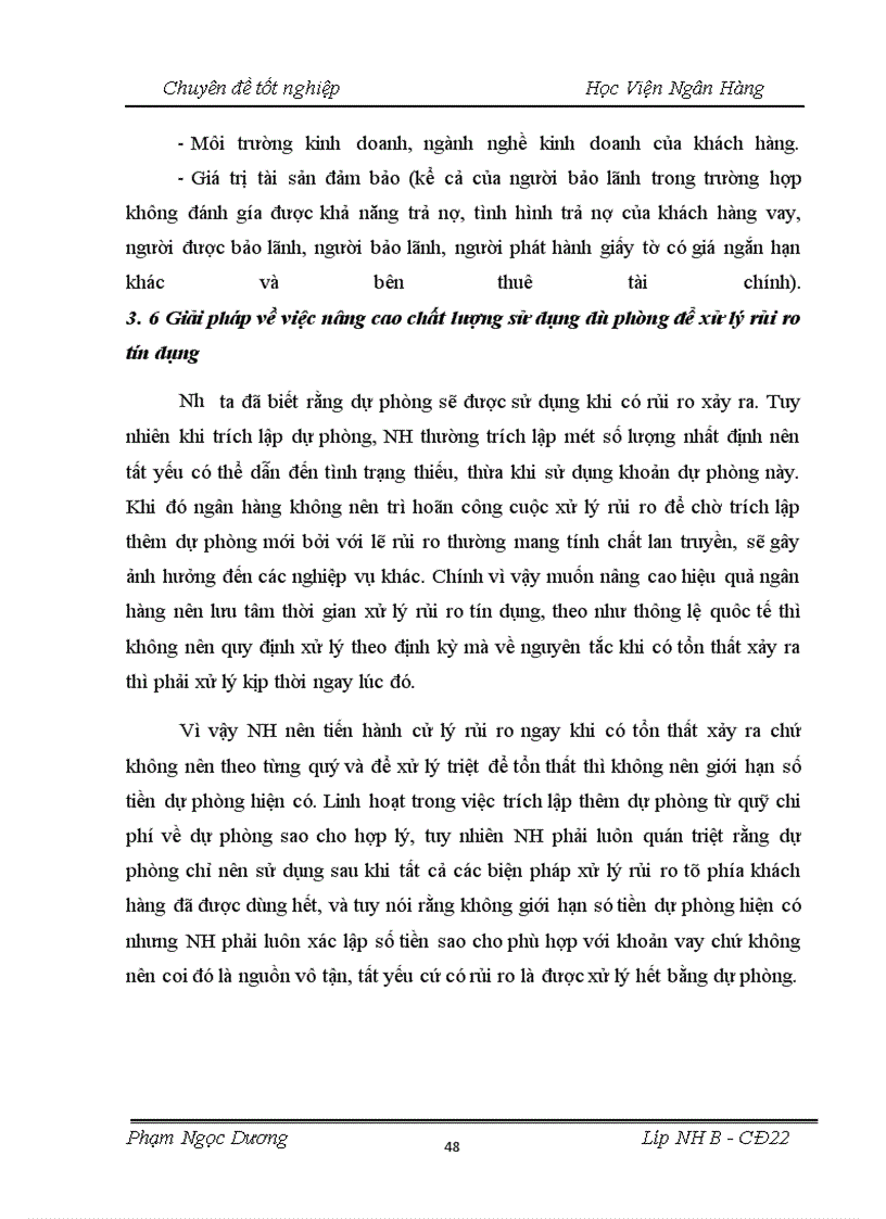 image for page Giải pháp phòng ngừa hạn chế rủi ro tín dụng trong hoạt động kinh doanh tại Ngân hàng Nông nghiệp và phát triển nông thôn Việt Nam chi nhánh Huyện Yên Mô - Tỉnh Ninh Bình