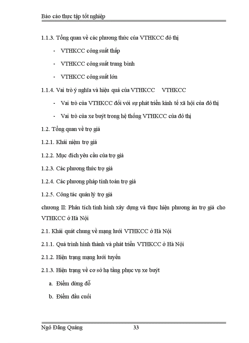 image for page Phân tích tình hình xây dựng và thực hiện phương án trợ giá cho VTHKCC ở Hà Nội