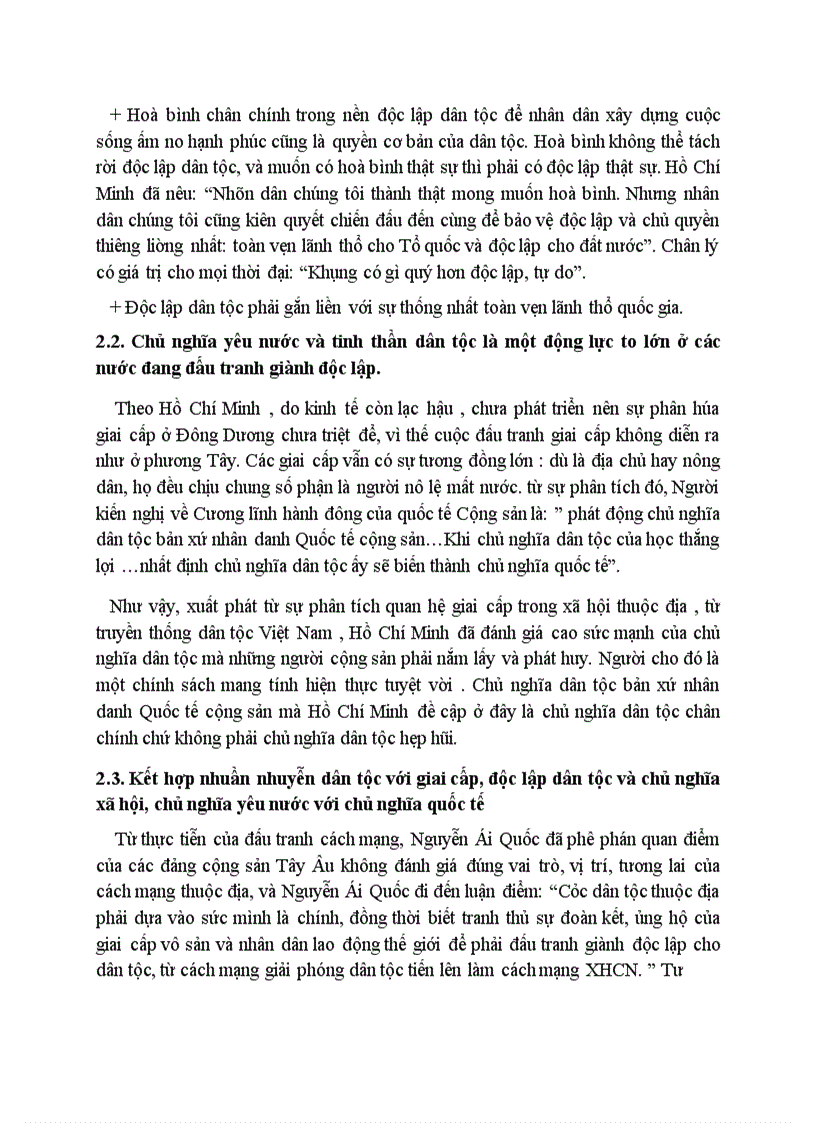 image for page Quan điểm cơ bản của Hồ Chí Minh về mối quan hệ giữa vấn đề dân tộc và giai cấp trong thời đại ngày nay