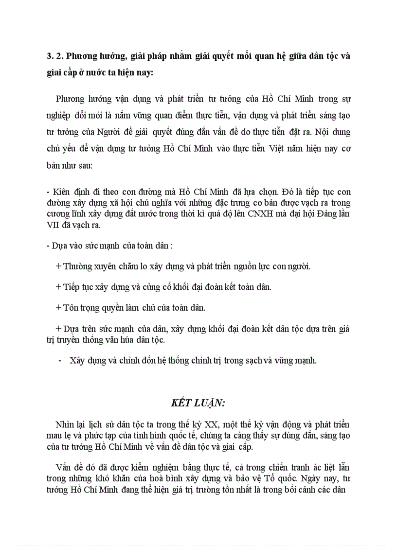 image for page Quan điểm cơ bản của Hồ Chí Minh về mối quan hệ giữa vấn đề dân tộc và giai cấp trong thời đại ngày nay