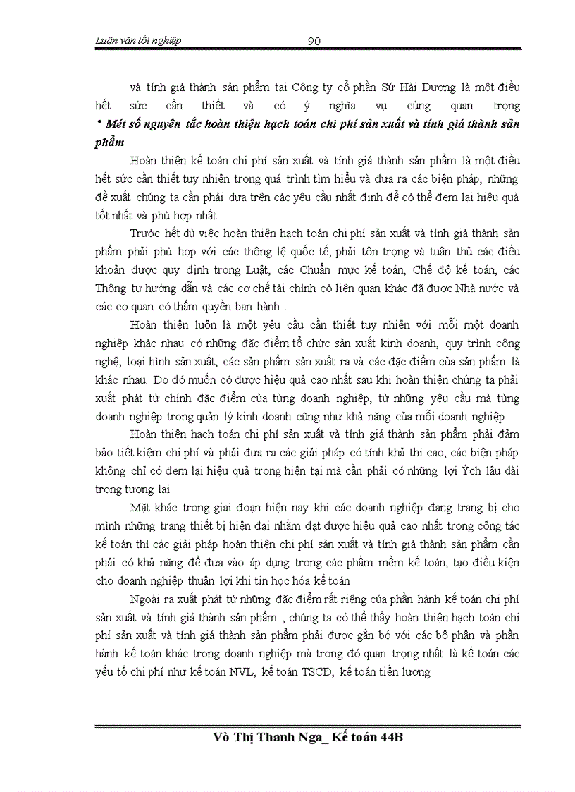 image for page Kế toán chi phí sản xuất và tính giá thành sản phẩm tại Công ty cổ phần Sứ Hải Dương