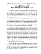 Số liệu thống kê Kiểm tra nồng độ chì trong xăng