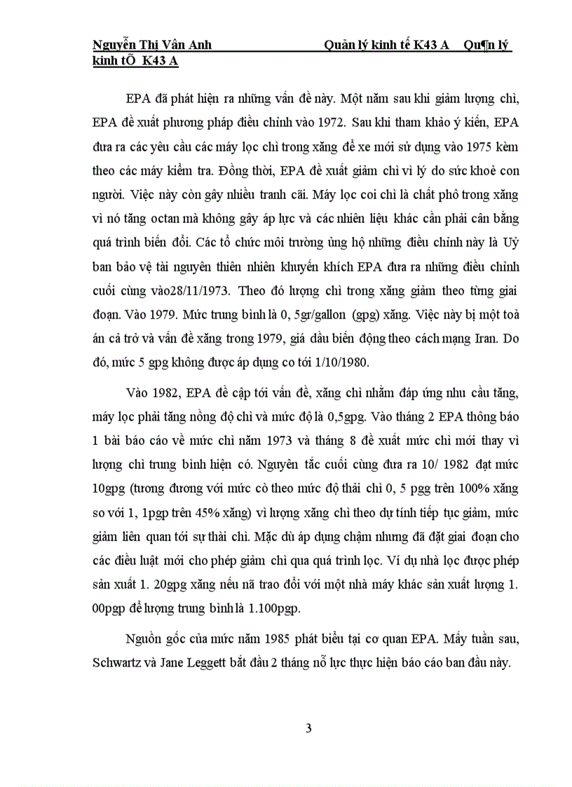 image for page Số liệu thống kê Kiểm tra nồng độ chì trong xăng