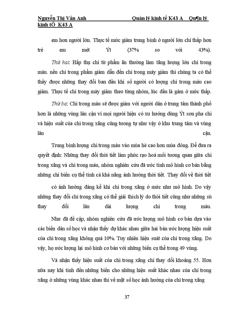 image for page Số liệu thống kê Kiểm tra nồng độ chì trong xăng