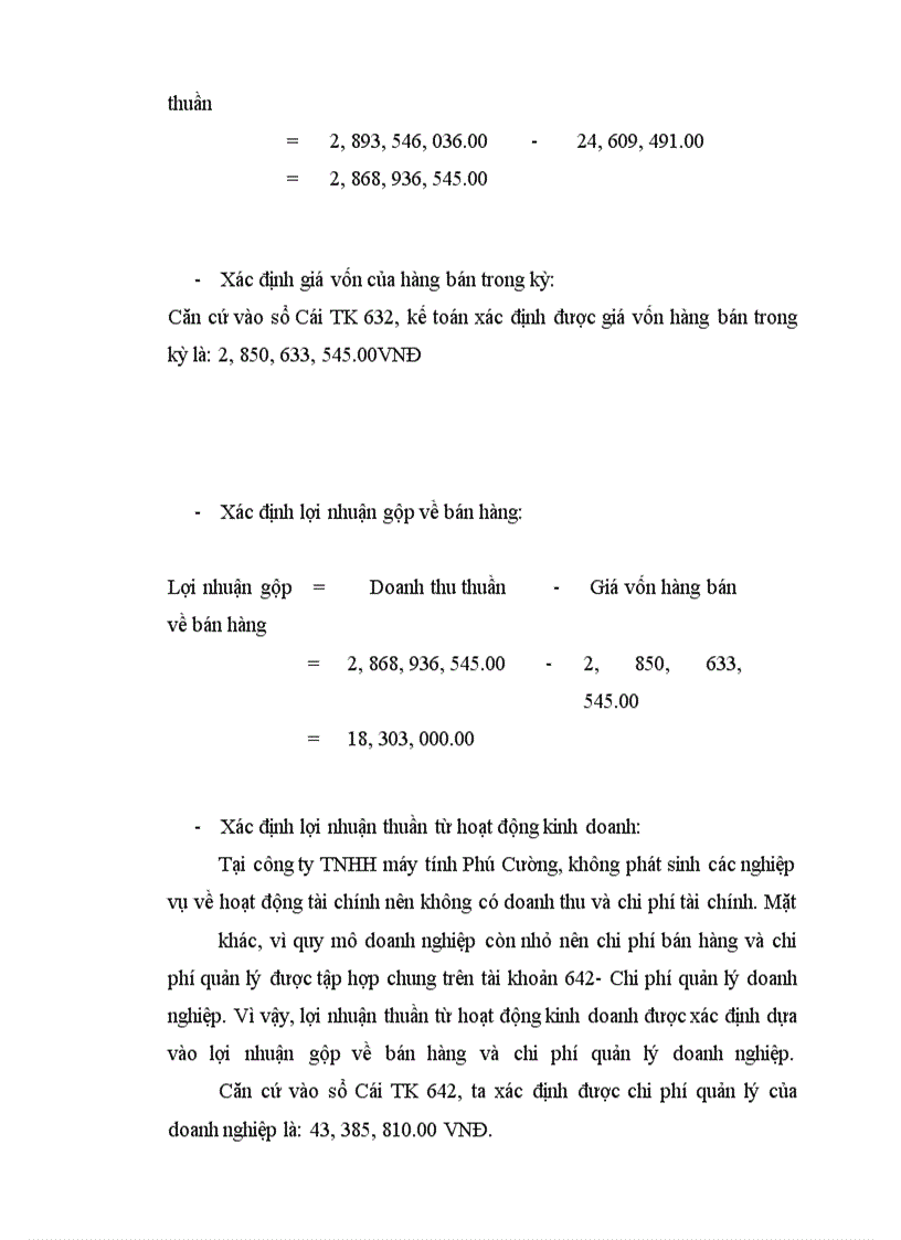 image for page Hoàn thiện công tác kế toán chi phí, doanh thu, và xác định kết quả tiêu thụ tại công ty trách nhiệm hữu hạn máy tính Phú Cơờng