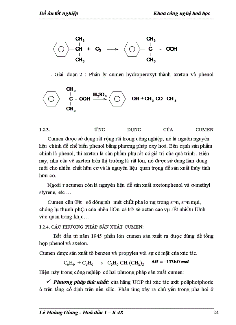 image for page Các phương pháp sản xuất phenol