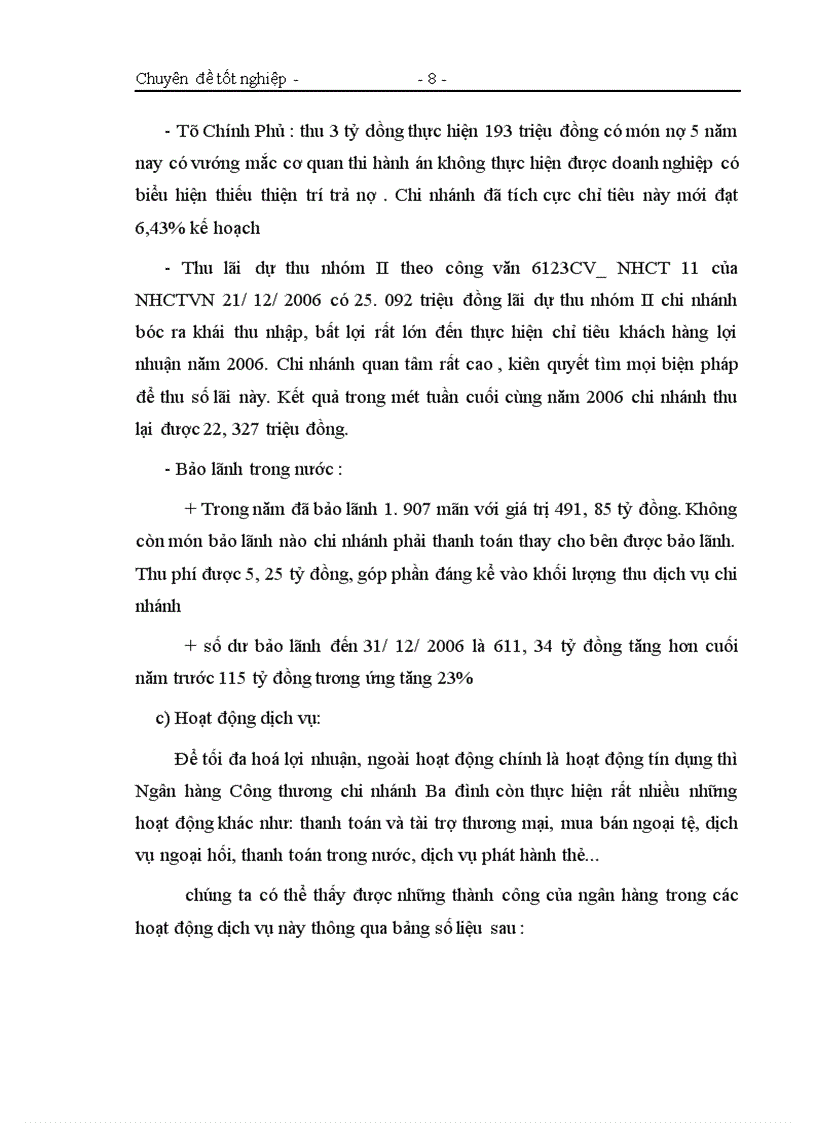 image for page Một số giải pháp nâng cao chất lượng công tác phân tích tài chính các doanh nghiệp vay vốn tại Ngân hàng Công thương chi nhánh Ba Đình