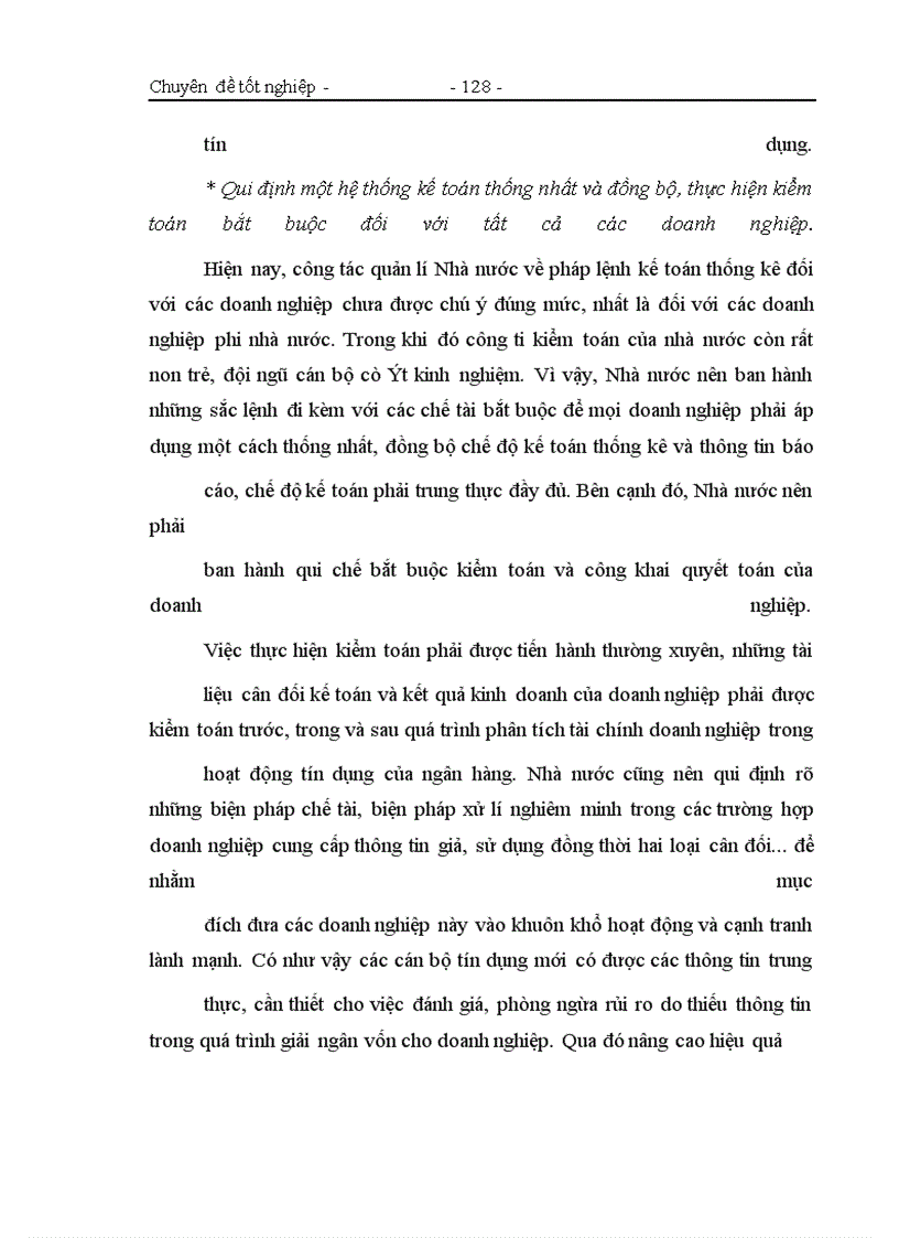 image for page Một số giải pháp nâng cao chất lượng công tác phân tích tài chính các doanh nghiệp vay vốn tại Ngân hàng Công thương chi nhánh Ba Đình