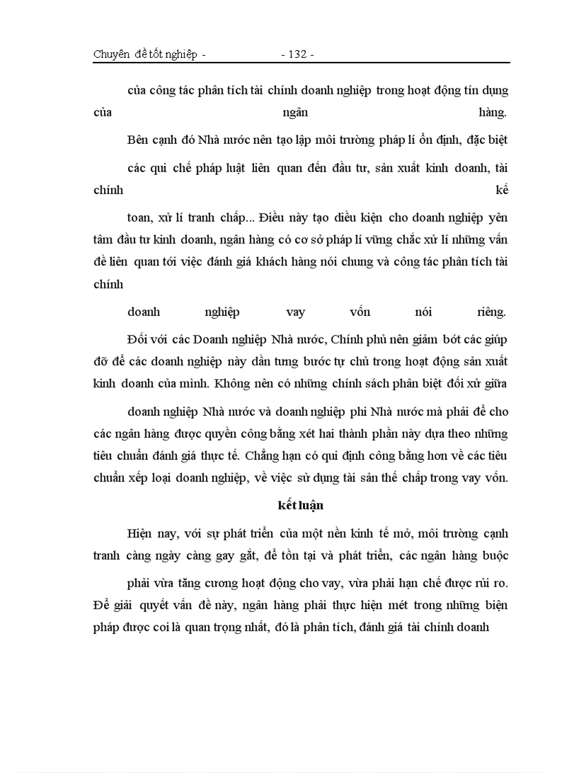 image for page Một số giải pháp nâng cao chất lượng công tác phân tích tài chính các doanh nghiệp vay vốn tại Ngân hàng Công thương chi nhánh Ba Đình