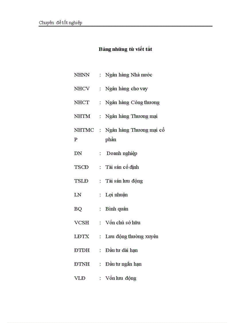image for page Một số giải pháp nâng cao chất lượng công tác phân tích tài chính các doanh nghiệp vay vốn tại Ngân hàng Công thương chi nhánh Ba Đình