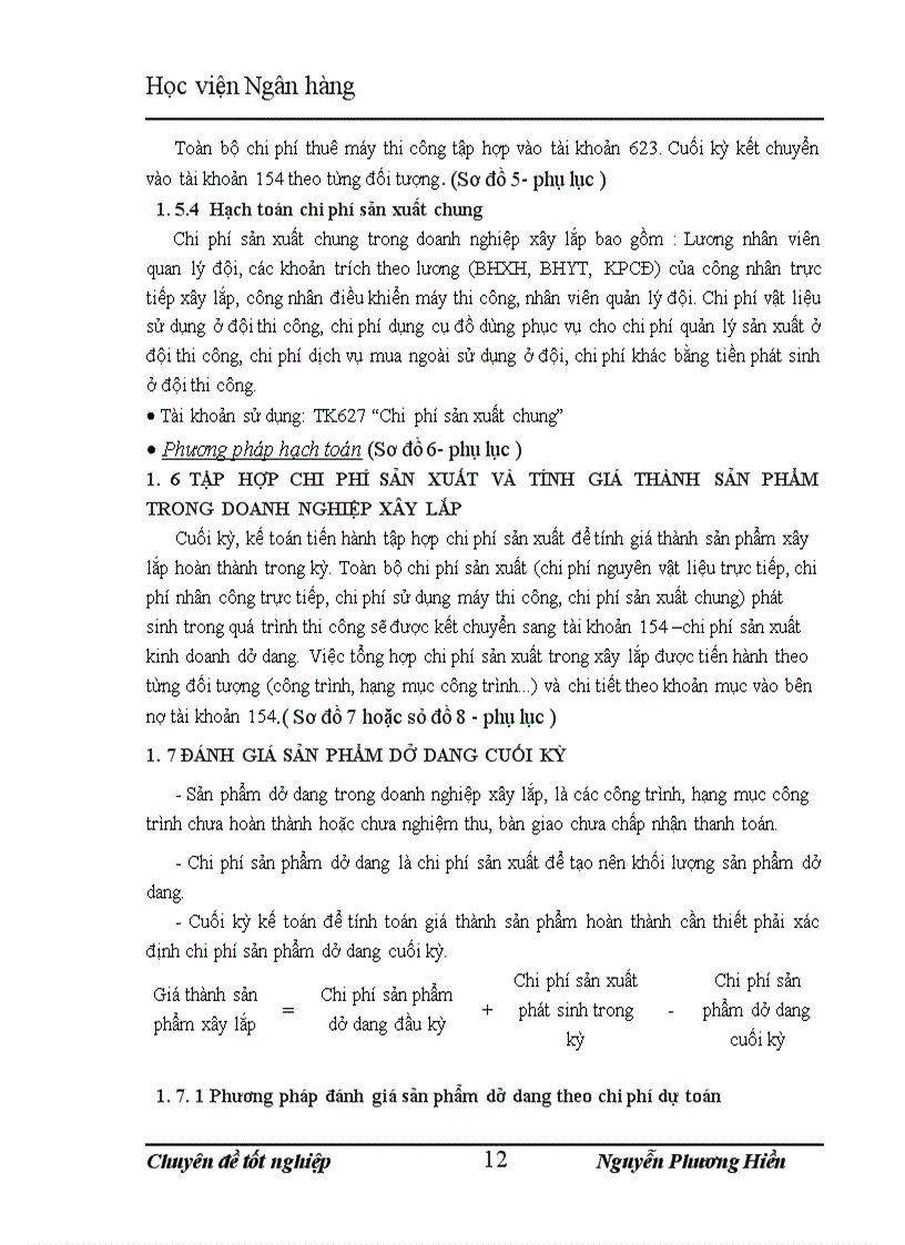 image for page Hoàn thiện về kế toán tập hợp chi phí sản xuất và tính giá thành sản phẩm xây lắp tại cÔNG ty cổ phần đầu tư và xây dựng hud3