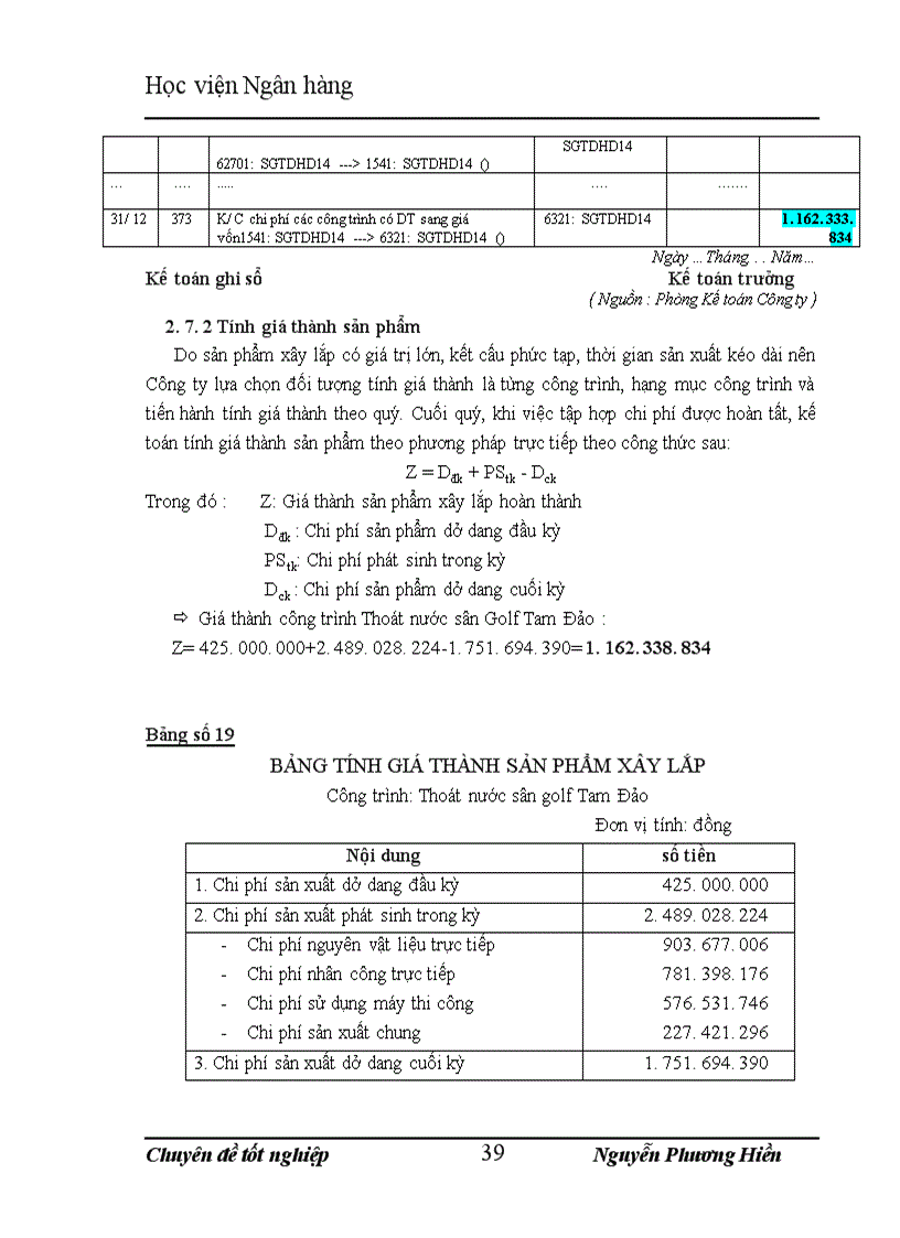 image for page Hoàn thiện về kế toán tập hợp chi phí sản xuất và tính giá thành sản phẩm xây lắp tại cÔNG ty cổ phần đầu tư và xây dựng hud3
